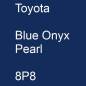 Preview: Toyota, Blue Onyx Pearl, 8P8.